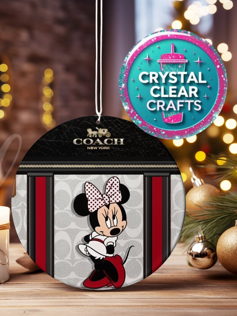 Coach Minnie Mouse Ornament SALE 3 For $19